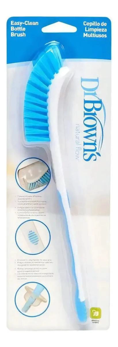 CEPILLO PARA MAMADERAS DR BROWN'S, SUAVE AZUL - 1