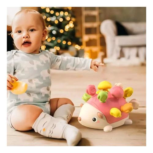 JUGUETE PEQUEÑO ERIZO EDUCATIVO PARA BEBE S JUEGO DE ENCAJE - 1