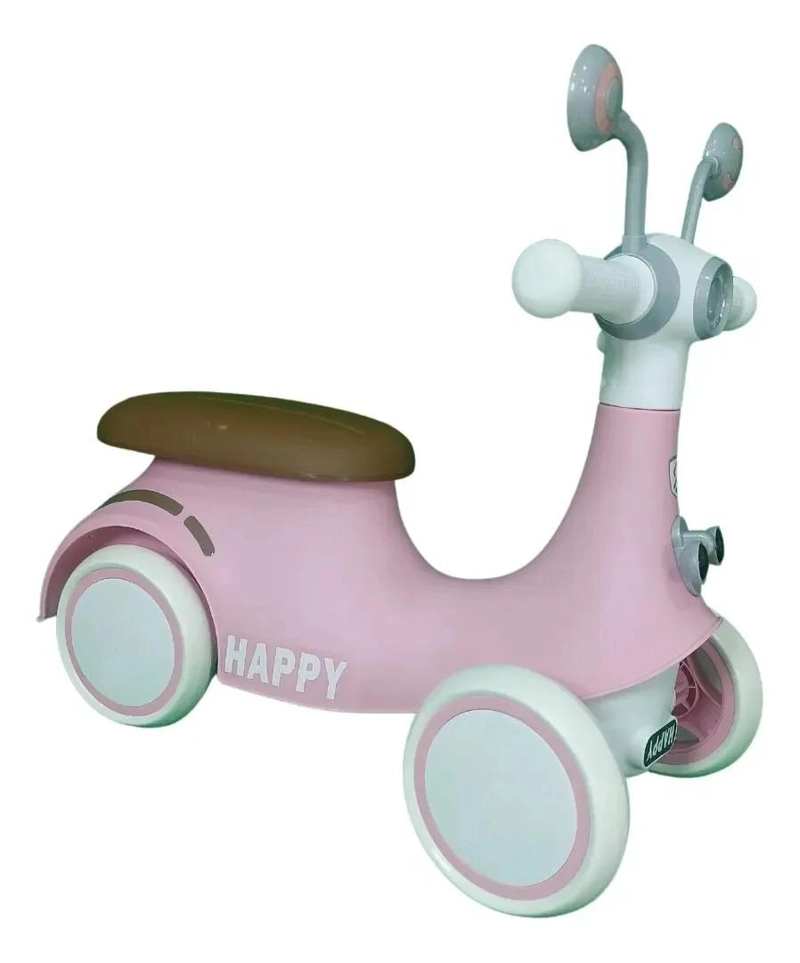 CORREPASILLOS AUTO ANDADOR ROSA CON LUCES Y MUSICA CARACOL - 2