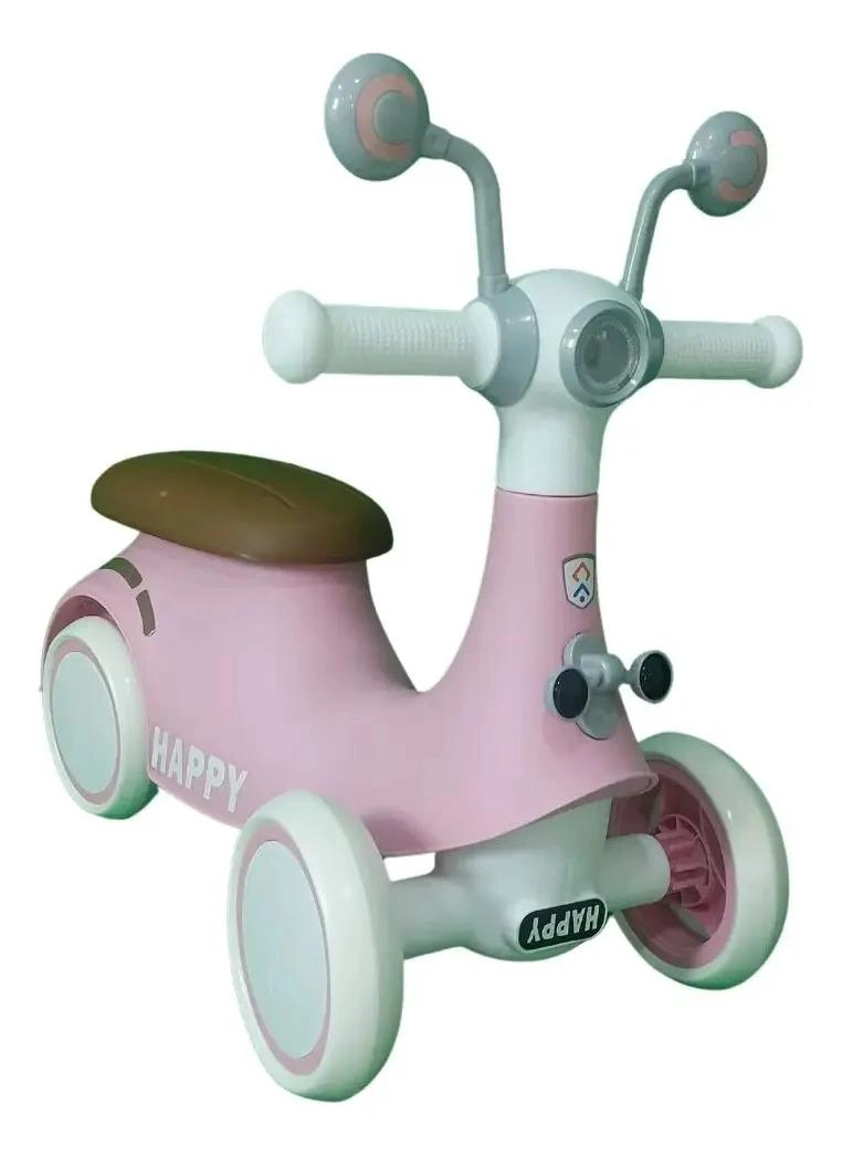 CORREPASILLOS AUTO ANDADOR ROSA CON LUCES Y MUSICA CARACOL - 3