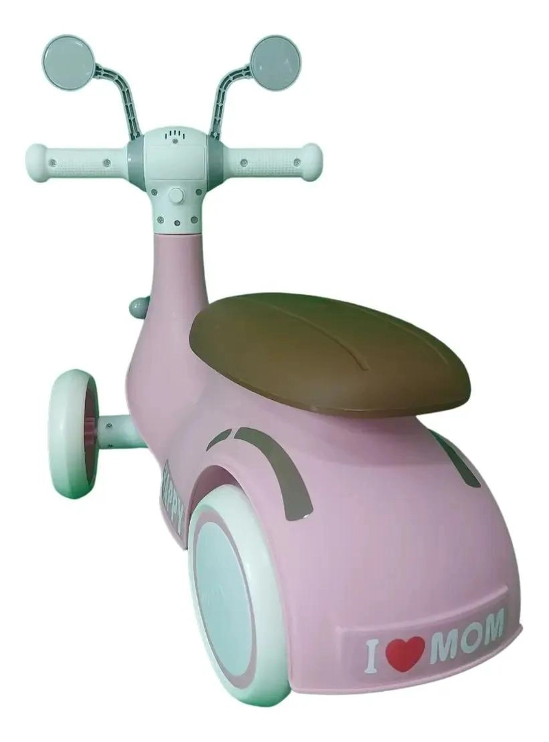 CORREPASILLOS AUTO ANDADOR ROSA CON LUCES Y MUSICA CARACOL - 7