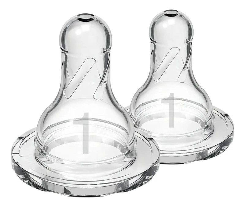 PACK 2 TETINAS MAMADERA ESTANDAR DR. BROWN´S OPTIONS 0M+ - 9