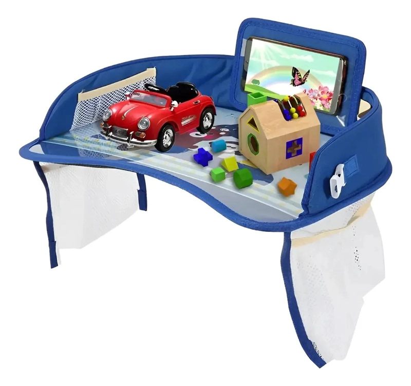 MESA BANDEJA PARA VIAJE NIÑO MULTIFUNCION AUTO COCHE SILLAS - 1