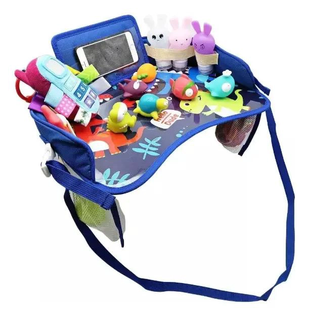 MESA BANDEJA PARA VIAJE NIÑO MULTIFUNCION AUTO COCHE SILLAS - 2