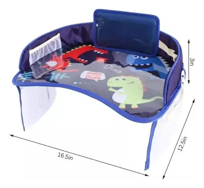 MESA BANDEJA PARA VIAJE NIÑO MULTIFUNCION AUTO COCHE SILLAS - 3
