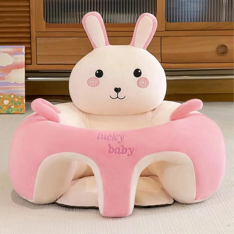 COJIN ASIENTO DE SEGURIDAD Y APOYO PARA BEBE DISEÑO CONEJO - 2