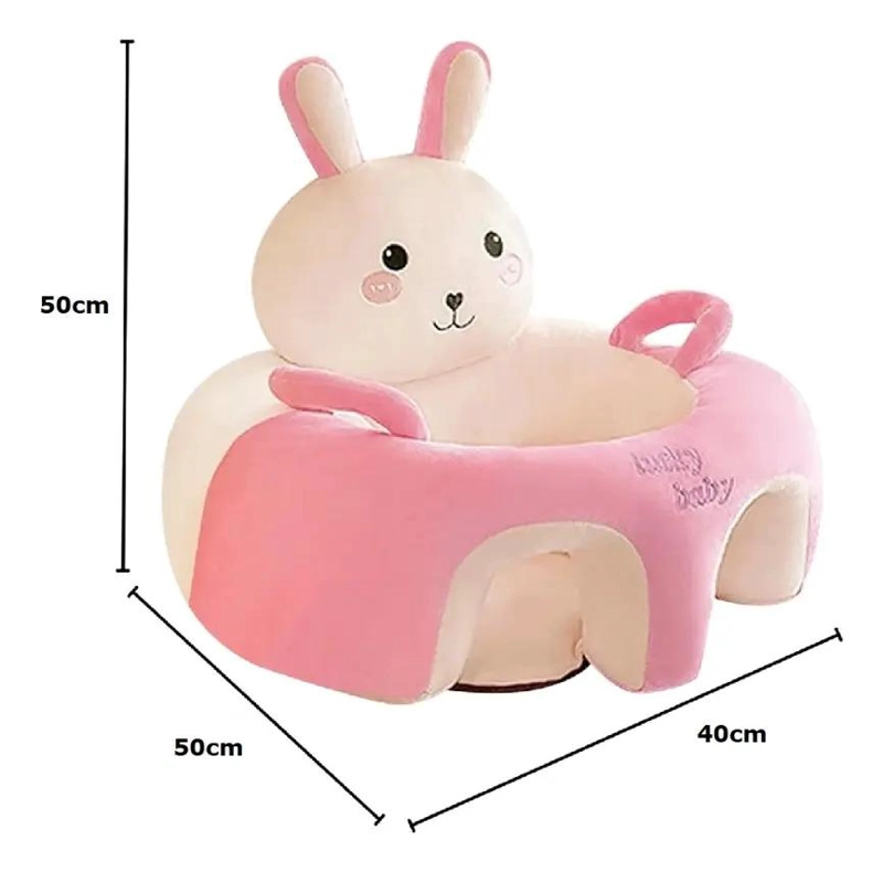 COJIN ASIENTO DE SEGURIDAD Y APOYO PARA BEBE DISEÑO CONEJO - 4