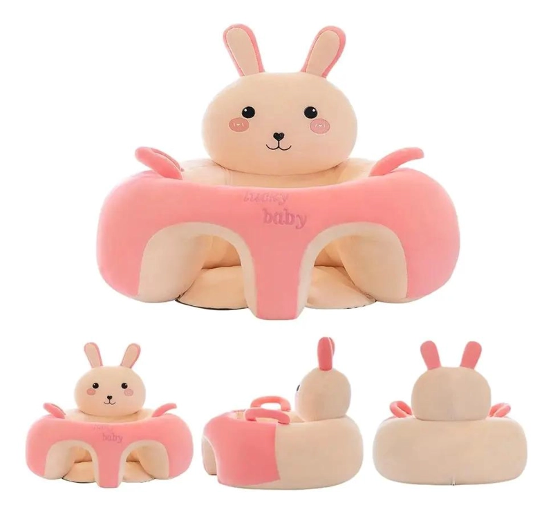 COJIN ASIENTO DE SEGURIDAD Y APOYO PARA BEBE DISEÑO CONEJO - 5