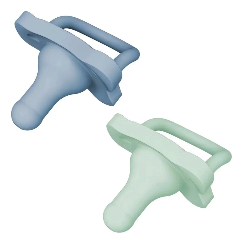 CHUPON SILICONA DR BROWN'S HAPPYPACI 0-6 MESES AZUL VERDE AZUL/VERDE 0-6 MESES - 5