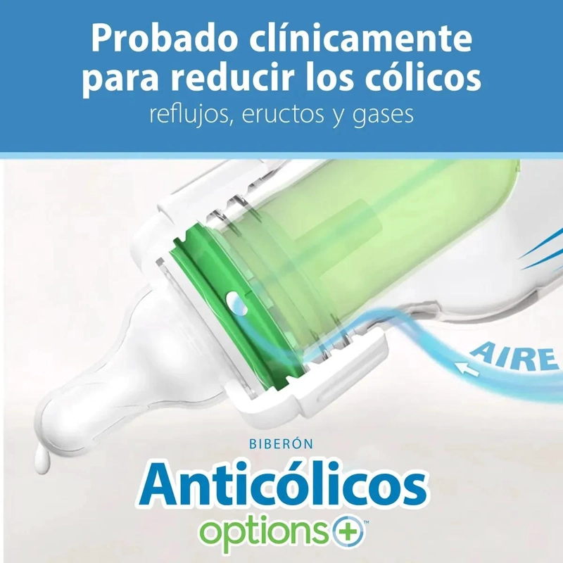 SET 2 BIBERONES DR BROWNS OPTIONS ESTANDAR 8 OZ / 250 ML - 3