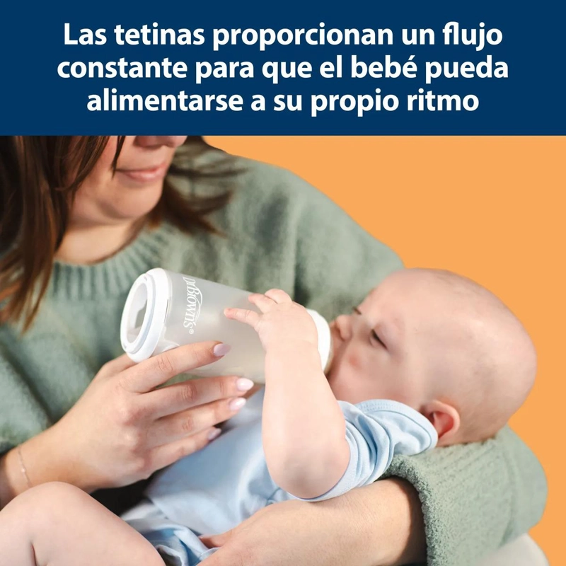 MAMADERA ANTICOLICO SILICONA BOCA ANCHA DR. BROWN'S 270ML ROSA - 7
