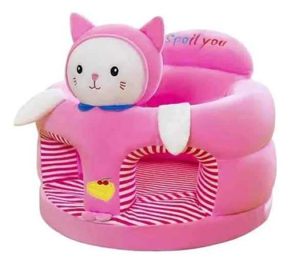 COJIN APOYO BEBE , ASIENTO DE APRENDIZAJE SOFA, ROSA - 1