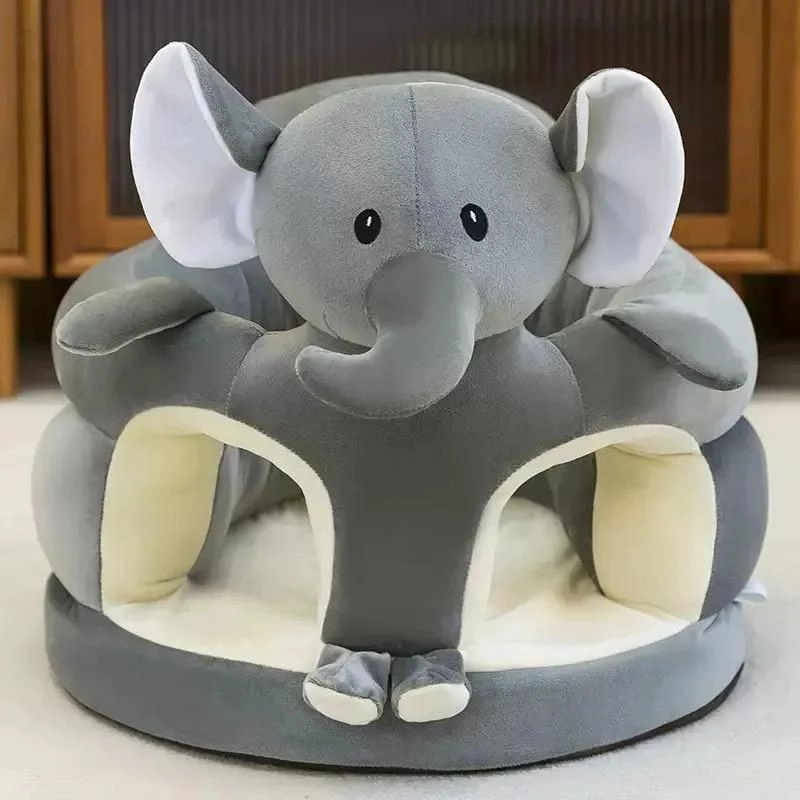 COJIN DE APOYO ELEFANTE ASIENTO, APRENDIZAJE BEBE FELPA - 4