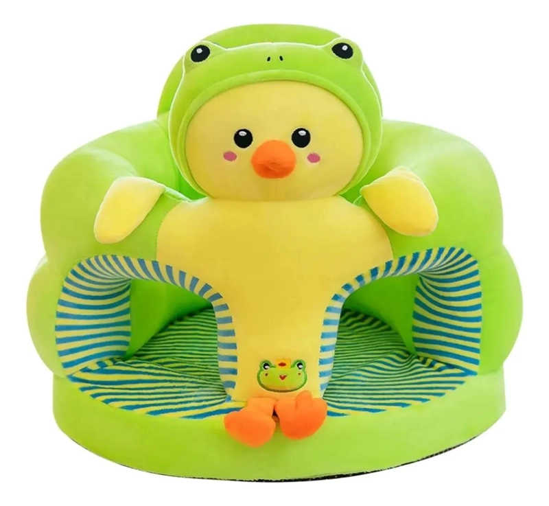 COJIN APOYO BEBE , ASIENTO DE APRENDIZAJE SOFA, VERDE - 1