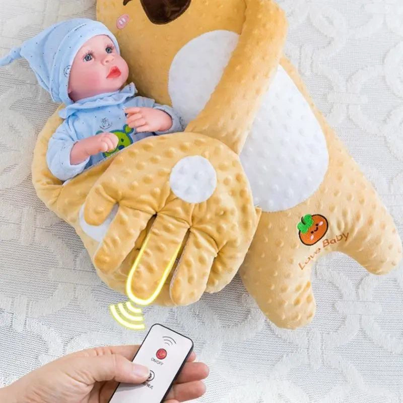 PELUCHE PALMADAS MUSICAL AMARILLO GRANDE PARA BEBE - 3