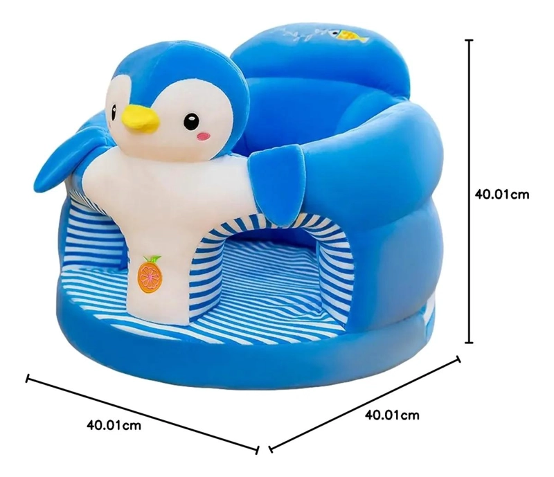 COJIN APOYO BEBE , ASIENTO DE APRENDIZAJE SOFA, GRIS - 3