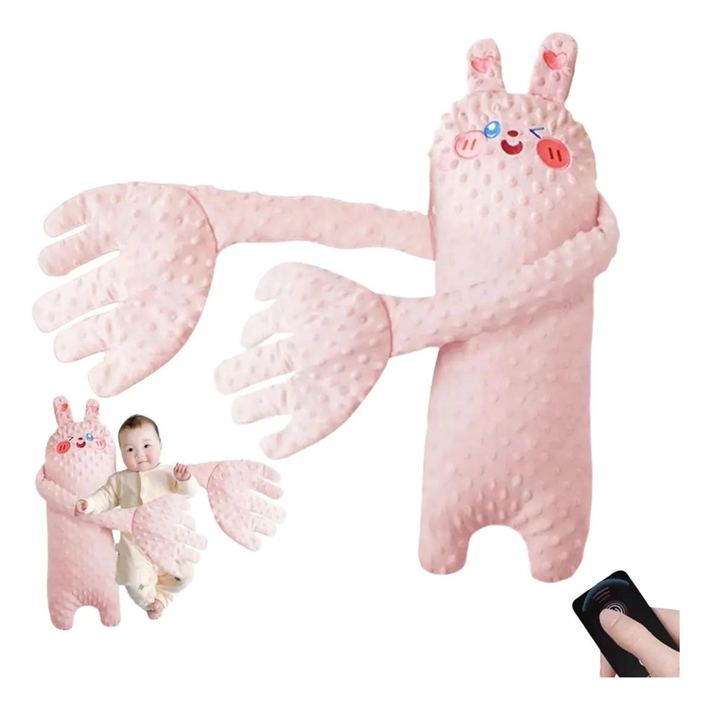 PELUCHE PALMADAS MUSICAL ROSA  GRANDE PARA BEBE - 1