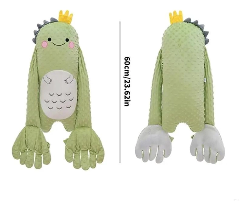 PELUCHE PALMADAS MUSICAL  VERDE GRANDE PARA BEBE - 2