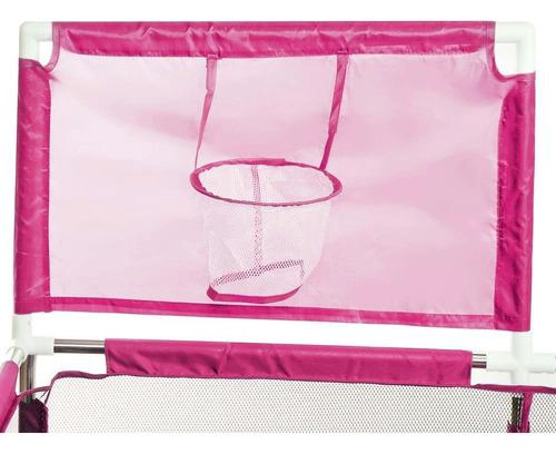 CORRAL SEGURIDAD BEBES CON ARO DE BASKET 128CM ROSADO - 5