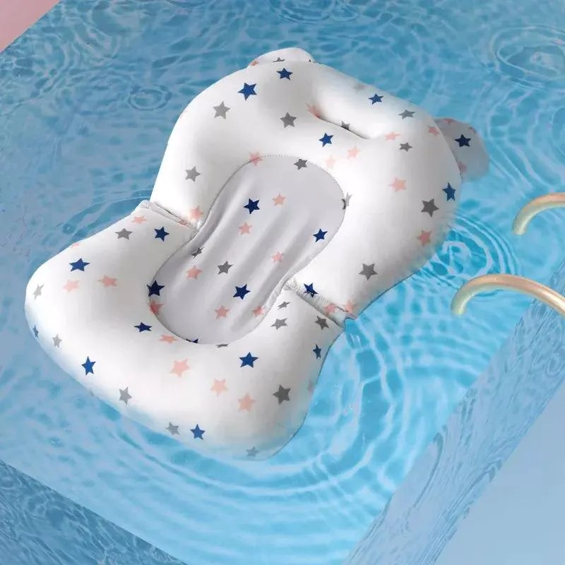 BAÑERA PLEGABLE AZUL CON TERMOMETRO Y ACCESORIOS TUTOS BEBE - 3