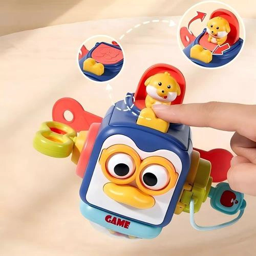 JUGUETE MONTESSORI CUBO DE ACTIVIDADES 6 EN 1 PARA BEBE - 2