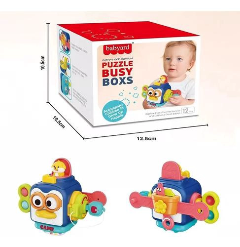 JUGUETE MONTESSORI CUBO DE ACTIVIDADES 6 EN 1 PARA BEBE - 7