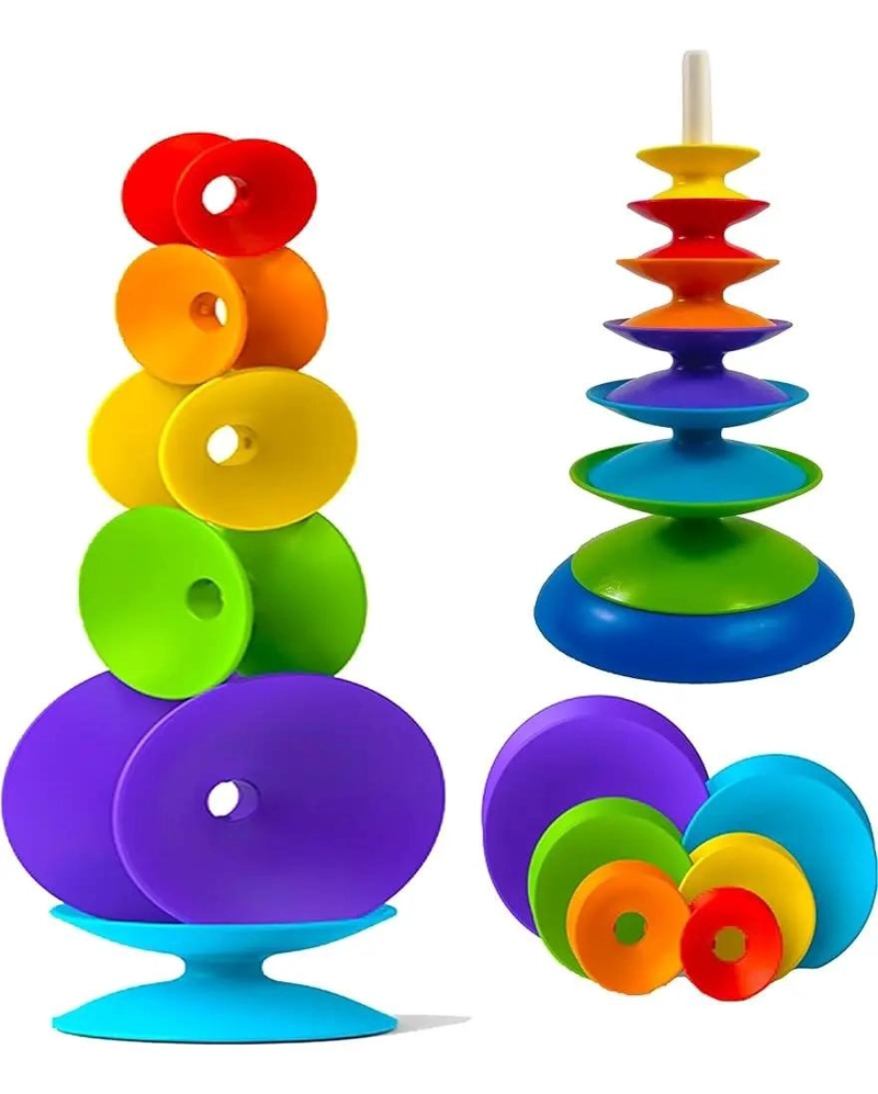JUEGO APILABLE DIDACTICO MONTESSORI PARA BEBE - 1