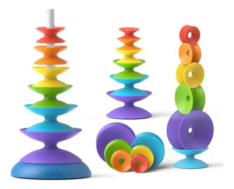 JUEGO APILABLE DIDACTICO MONTESSORI PARA BEBE - 2