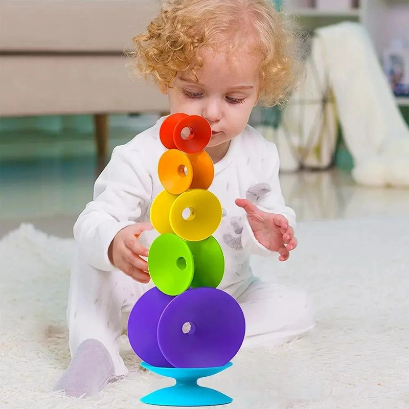 JUEGO APILABLE DIDACTICO MONTESSORI PARA BEBE - 4