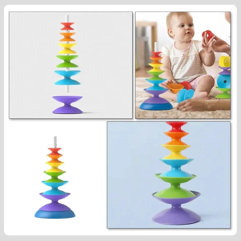 JUEGO APILABLE DIDACTICO MONTESSORI PARA BEBE - 6