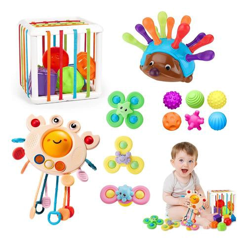 JUGUETES DIDACTICO INFANTIL DE ESTIMULACION TEMPRANA 5 UDS - 1