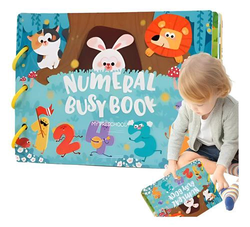 LIBRO SENSORIAL DIDACTICO MONTESSORI CON VELCRO NIÑOS - 1
