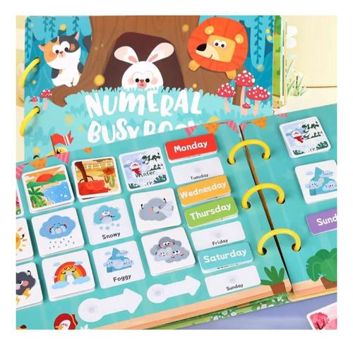 LIBRO SENSORIAL DIDACTICO MONTESSORI CON VELCRO NIÑOS - 2