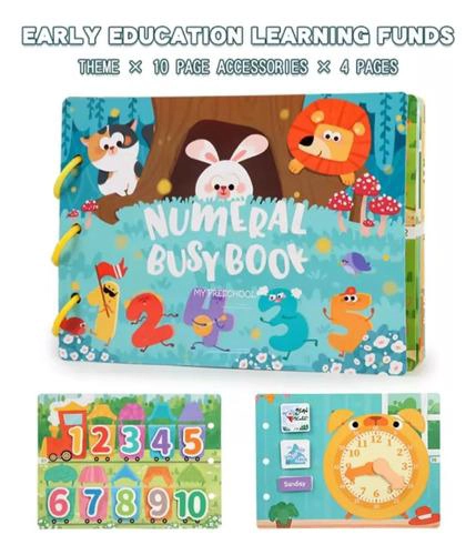 LIBRO SENSORIAL DIDACTICO MONTESSORI CON VELCRO NIÑOS - 3