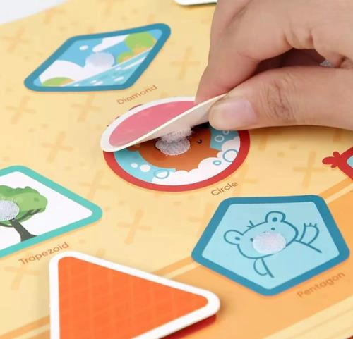 LIBRO SENSORIAL DIDACTICO MONTESSORI CON VELCRO NIÑOS - 7