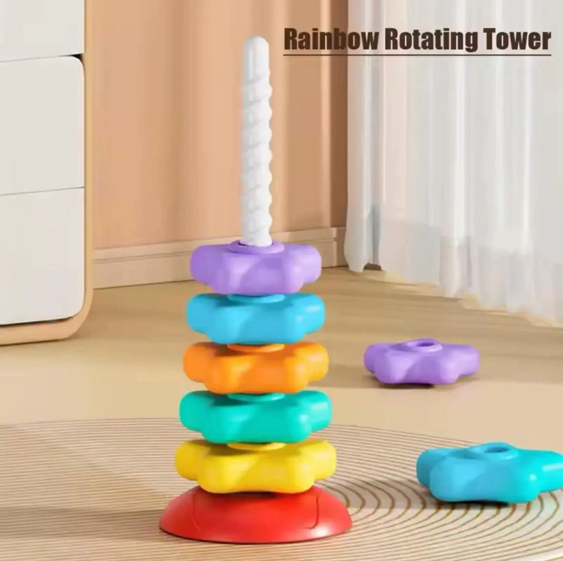 JUEGO GIRATORIO APILABLE PARA BEBE S. JUEGO DE COLORES. - 3