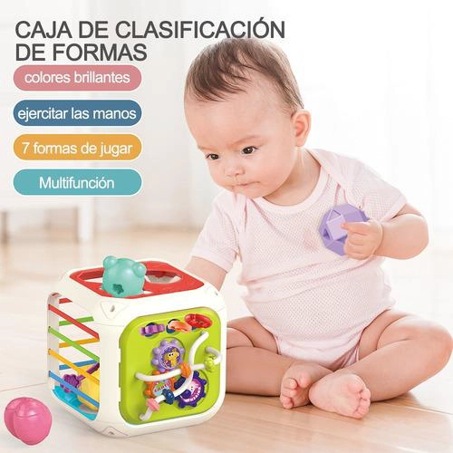 JUEGO DE ENSEÑANZA PARA BEBE S CON CUBO DE ACTIVIDADES 7 EN 1 - 4