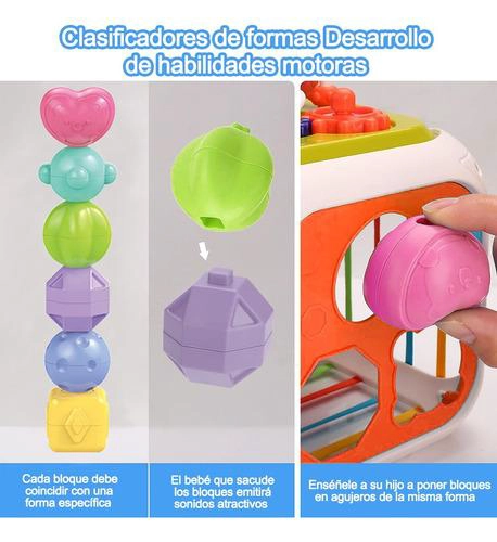 JUEGO DE ENSEÑANZA PARA BEBE S CON CUBO DE ACTIVIDADES 7 EN 1 - 7