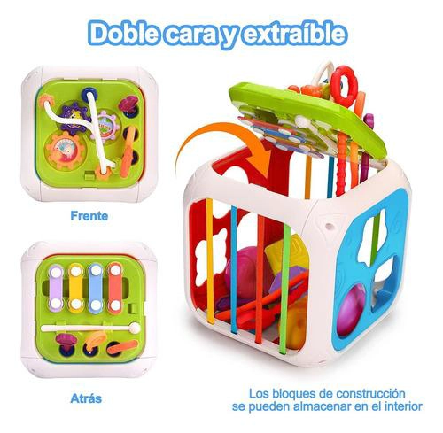 JUEGO DE ENSEÑANZA PARA BEBE S CON CUBO DE ACTIVIDADES 7 EN 1 - 9