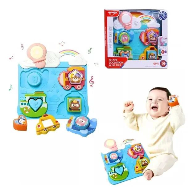 TABLERO ACTIVIDADES INTERACTIVO MONTESSORI MUSICAL BEBES GAV - 4