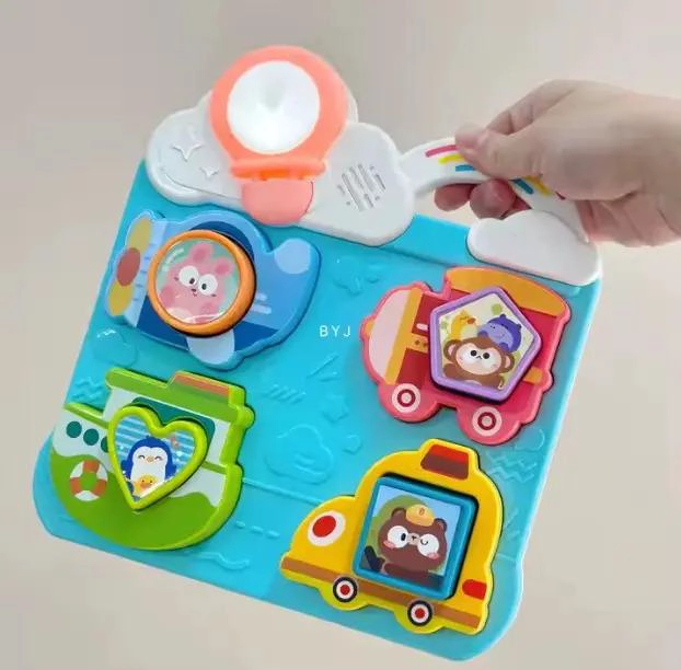 TABLERO ACTIVIDADES INTERACTIVO MONTESSORI MUSICAL BEBES GAV - 5