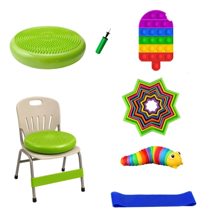 KIT SENSORIAL VERDE, REGULACION, AUTISMO NIÑOS ADULTOS - 1