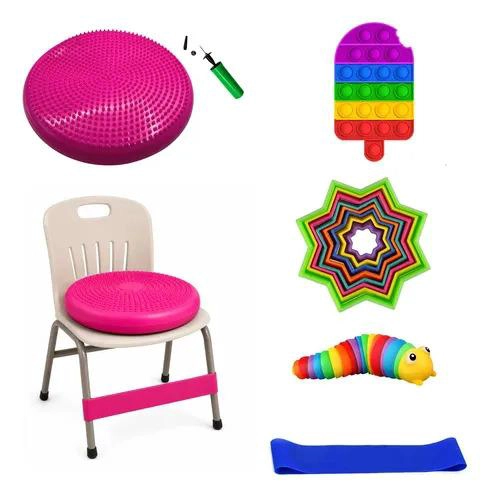 KIT SENSORIAL FUCSIA, REGULACION, AUTISMO NIÑOS ADULTOS - 1