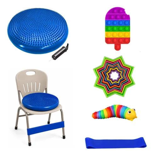 KIT SENSORIAL AZUL, REGULACION, AUTISMO NIÑOS ADULTOS - 1