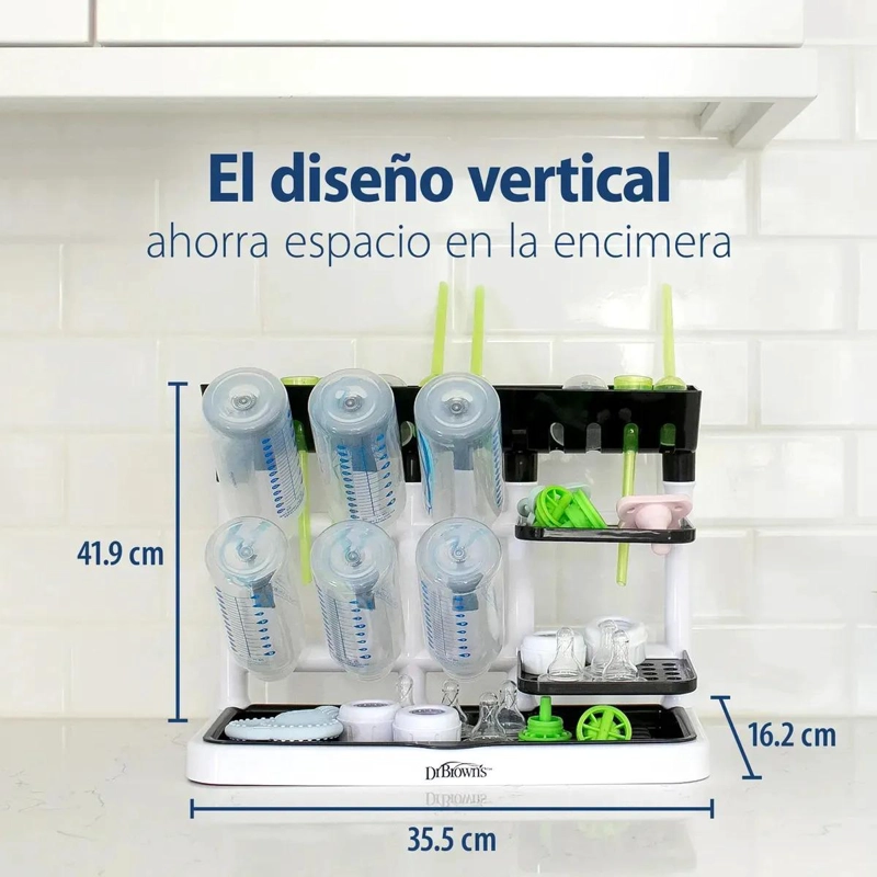 ESCURRIDOR RACK UNIVERSAL PARA MAMADERAS DR. BROWN'S - 6
