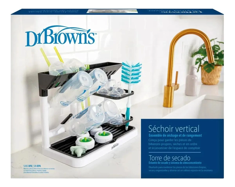 ESCURRIDOR RACK UNIVERSAL PARA MAMADERAS DR. BROWN'S - 7