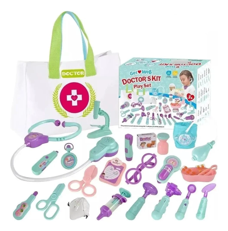 SET JUGUETES MEDICO DOCTOR NIÑOS INFANTIL CON LUZ Y SONIDO - 1