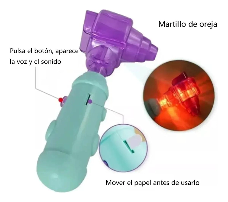 SET JUGUETES MEDICO DOCTOR NIÑOS INFANTIL CON LUZ Y SONIDO - 5