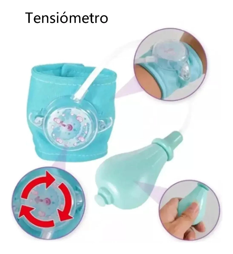 SET JUGUETES MEDICO DOCTOR NIÑOS INFANTIL CON LUZ Y SONIDO - 6