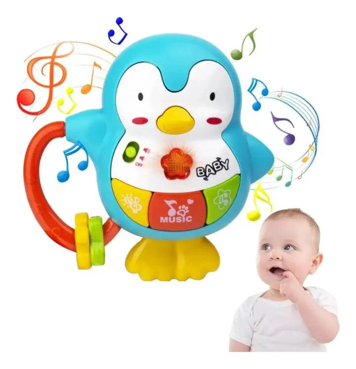 SONAJERO MUSICAL BEBE MUSICAL CON LUZ Y SONIDOS GAV IMPORT - 2